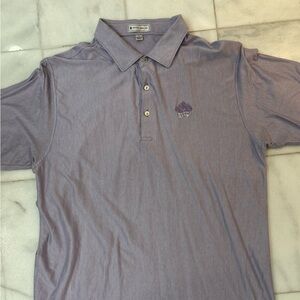 Peter Millar Golf Polo - River Oaks Country Club Purple Shirt